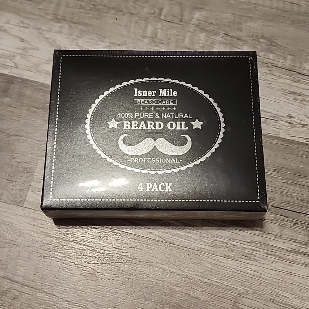 Mens 4 pack‎ beard oil